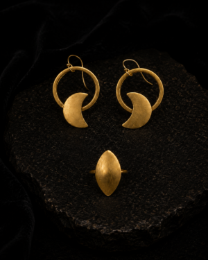 Sun & Moon Earring & Finger Ring