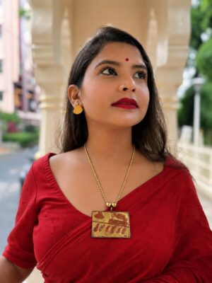 'Rail Gari' Brass and Copper Handcrafted Neckpiece